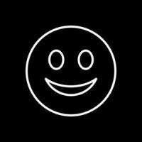een beetje glimlachen gezicht vector icoon ontwerp