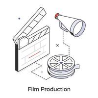 modieus film productie vector