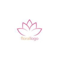 lotus vector bloemen logo design.eps