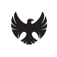 adelaar zwart symbool illustratie ontwerp vector