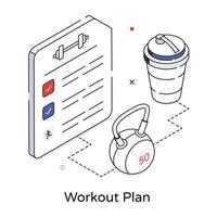 modieus training plan vector