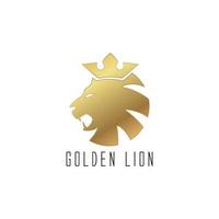 gouden Leeuw merk, symbool, ontwerp, grafisch, minimalistisch.logo vector