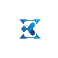 xk logo merk, symbool, ontwerp, grafisch, minimalistisch.logo vector