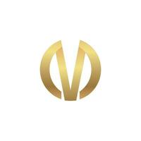 v gouden logo merk, symbool, ontwerp, grafisch, minimalistisch.logo vector