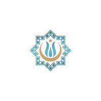 Islam logo r3 merk, symbool, ontwerp, grafisch, minimalistisch.logo vector