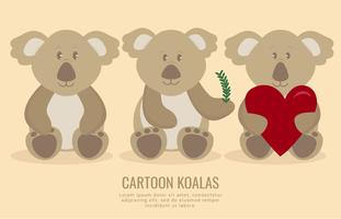 Vector schattig Koala's