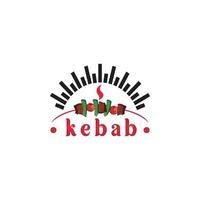 kebab logo s merk, symbool, ontwerp, grafisch, minimalistisch.logo vector