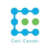 telefoontje centrum 4 logo merk, symbool, ontwerp, grafisch, minimalistisch.logo vector