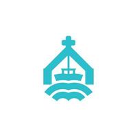 matroos symbool schip logo symbool blauw wateren icoon ontwerp, grafisch, minimalistisch.logo vector