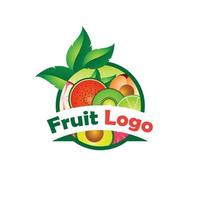 vers fruit logo sjabloon ontwerp vector