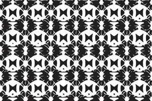 abstract meetkundig patroon in zwart en wit vector
