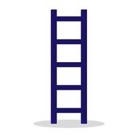 gemaakt ladder, stap ladder Rechtdoor. vector illustratie vlak web ontwerp element voor website of app.