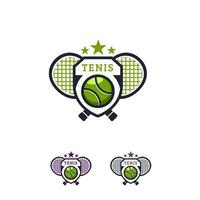 tennis sport logo ontwerpen badge, tennis embleem kampioenschap vector