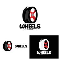 band wiel logo, automotive onderdelen vector, onderhoud werkplaats ontwerp, garage, auto, voertuig, modern gemakkelijk wiel icoon vector
