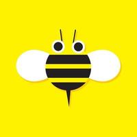 bee cartoon icoon vector