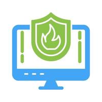 firewall vector pictogram