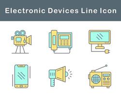 elektronisch apparaten vector icoon reeks