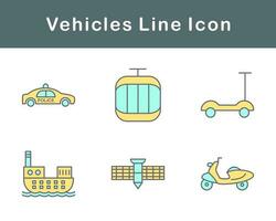 voertuigen vector icoon reeks
