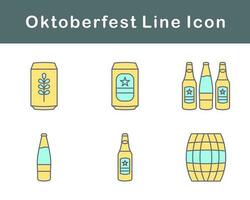 oktoberfeest vector icoon reeks