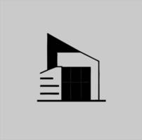 architect logo ontwerp sjabloon, gemakkelijk logo met abstract en minimalistische vorm stijl vector