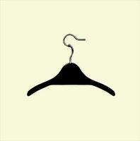 kleren hanger. hanger icoon vector geïsoleerd Aan wit achtergrond