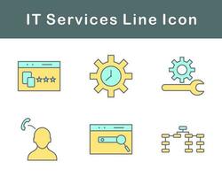 het Diensten vector icoon reeks