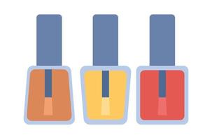 nagel Pools fles icoon. manicure concept. vector vlak illustratie