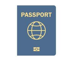 paspoort icoon. inwoner document. Internationale paspoort. reizen en toerisme document concept. vector vlak illustratie