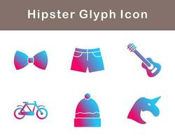 hipster vector icoon reeks