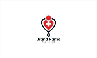 mensen Gezondheid zorg logo ontwerp inspiratie, medisch kliniek embleem. pro vector