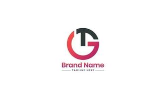 gt brief logo ontwerp vector. gt brief logo ontwerp. eerste brieven tg logo icoon. abstract brief gt logotype logo ontwerp sjabloon. tg logo pro vector