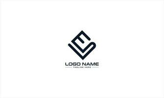 ve brief logo ontwerp vector met zwart kleuren. ve brief logo ontwerp. eerste brieven ev logo icoon. abstract brief ve logotype logo ontwerp sjabloon. ev logo pro vector