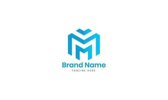 mm m m brief logo ontwerp. eerste brief mm gekoppeld veelhoek hoofdletters monogram logo rood en blauw. mm logo, m ontwerp. m, m m pro vector