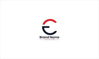 eerste brieven ec logo icoon. ce brief logo ontwerp vector met zwart en rood kleuren. ce brief logo ontwerp. abstract brief ce logotype logo ontwerp sjabloon. ec logo pro vector