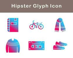 hipster vector icoon reeks