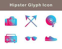 hipster vector icoon reeks