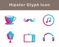 hipster vector icoon reeks