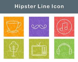 hipster vector icoon reeks