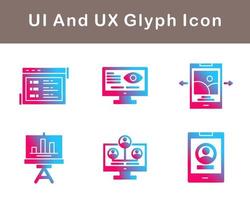 ui en ux vector icoon reeks