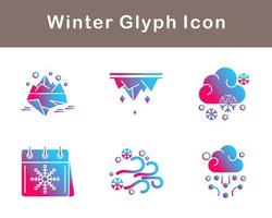 winter vector icoon reeks