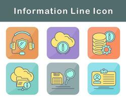 informatie vector icoon reeks