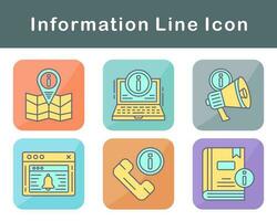 informatie vector icoon reeks