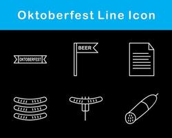 oktoberfeest vector icoon reeks