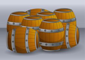 whisky vat vector