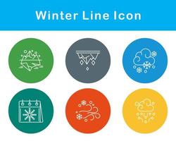 winter vector icoon reeks