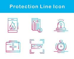 bescherming vector icoon reeks