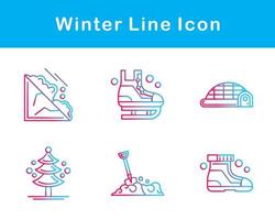 winter vector icoon reeks