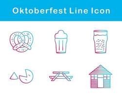 oktoberfeest vector icoon reeks