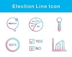 verkiezing vector icoon reeks