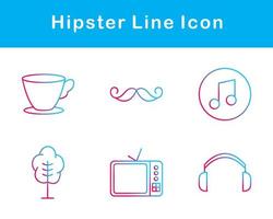 hipster vector icoon reeks